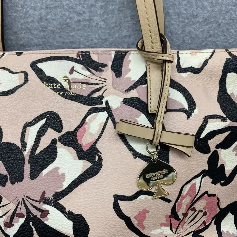 Kate Spade New York Hawthorne Lane Floral Ryan Tote Bag Watercolor Purse